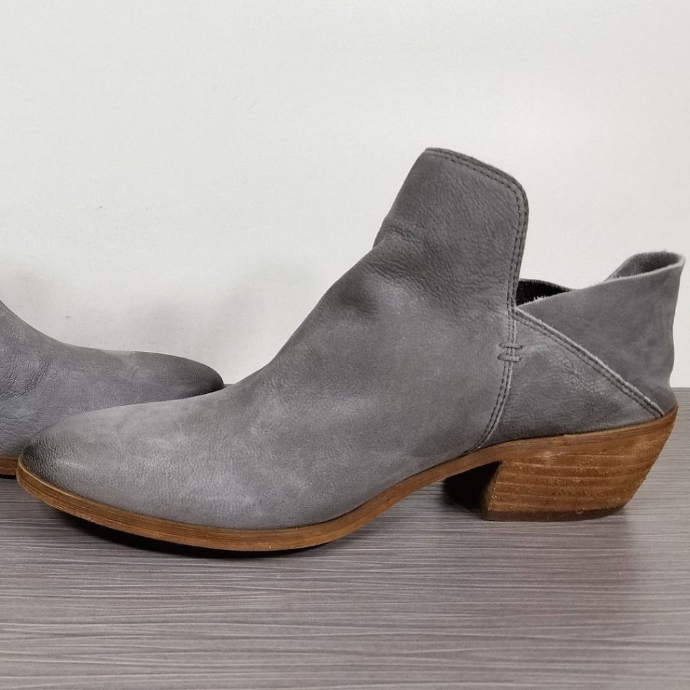 Sam Edelman Prentice Convertible Ankle Boot, Grey Leather, Womens Sizes 6 & 7 - Picture 6 of 9